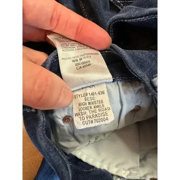 MOTHER High Waisted Looker Ankle in The Road To Paradise - Picture 6 of 7